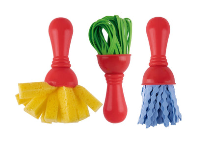 Apli Pinceles Paint&Fun Maxi Goma Eva Y Esponja Paint & Fun Bolsa De 3 C/Surtidos