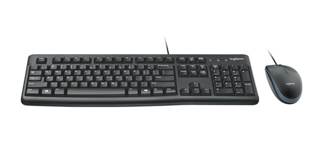 Teclado Italiano Logitech Desktop Mk120 Ratón Incluido Usb Qwerty Negro