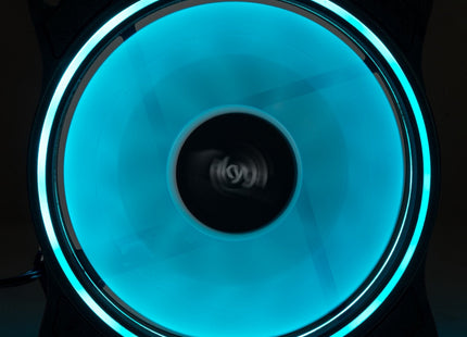 Ventilador Akyga Aw-12d-Rgb 120 Mm 15 Led Rgb 6 Pines