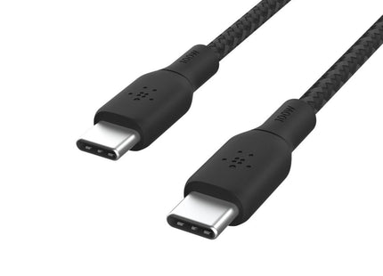 Cable 100w Usb-C To Usb-C Braided 2m Negro