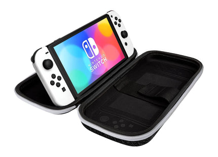 EAN 0708056068745 - PDP Slim Deluxe: Black & White Funda protectora rígida Nintendo Negro, Blanco imagen 8