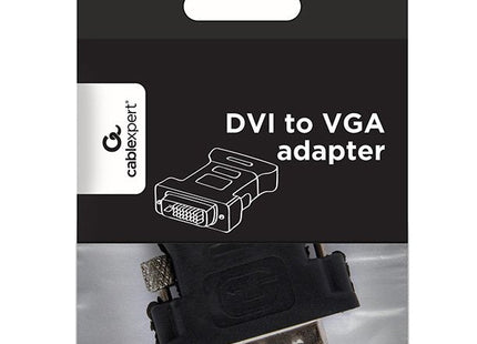 EAN 8716309091459 - Gembird A-DVI-VGA-BK cambiador de género para cable DVI-A VGA 15-pin Negro, Metálico imagen 1