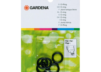 Junta Plana Gardena 5300-20 (Negro, 5 Piezas)