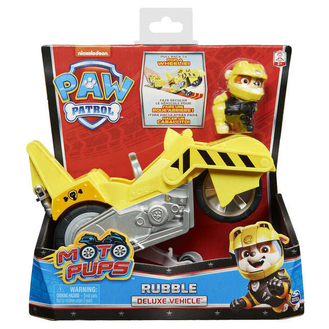 Spin Master Paw Patrol Moto Pups Rubbles Motocicleta Vehículo De Juguete 6060543