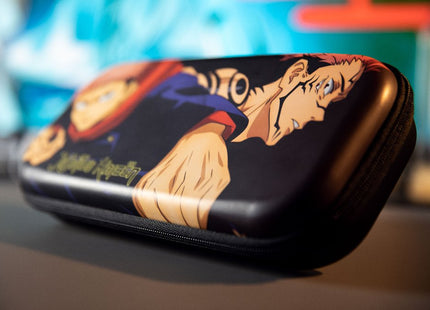 Funda Konix Switch Jujutsu Kaisen Compatible Con Switch Y Version Lite Red Para Amacenaje Color Negra