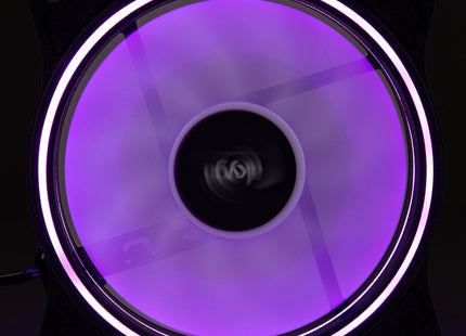 Ventilador Akyga Aw-12d-Rgb 120 Mm 15 Led Rgb 6 Pines