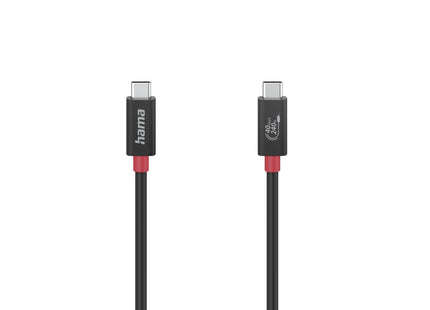 Cable Hama  00200779 / Usb-C 1m Negro