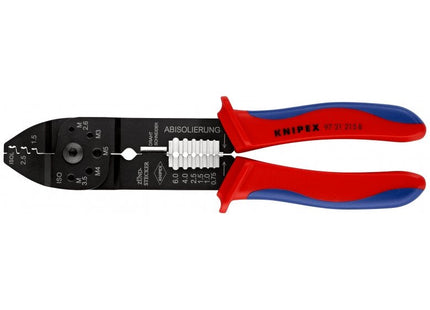 Alicates Para Engarzar Knipex 97 21 215 B Pelar, Engarzar 0,75 - 6 Mm² 9721215b