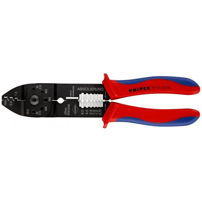 Alicates Para Engarzar Knipex 97 21 215 B Pelar, Engarzar 0,75 - 6 Mm² 9721215b