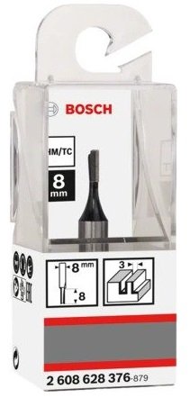 EAN 3165140358378 - Bosch 2 608 628 376 fresa para ruteadora Fresa recta 1 pieza(s) imagen 2