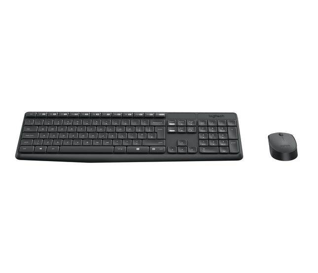 Teclado Húngaro + Ratón Logitech Mk235 Rf Inalámbrico Gris