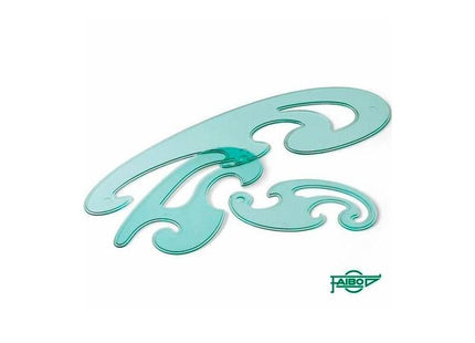 Faibo Plantillas Curvas Juego De 3u