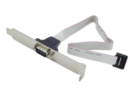 Lindy 33135 Cable De Serie Gris 0,26 M Db-9