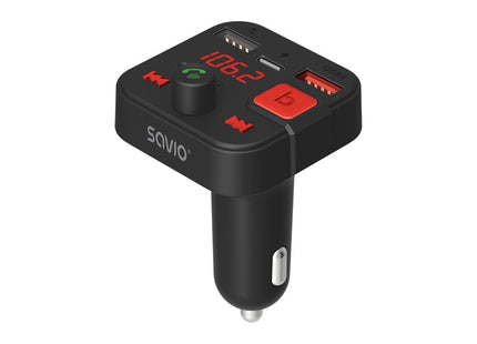 EAN 5901986047889 - Savio TR-15 Transmiter FM z Bluetooth 87,6 - 107,9 MHz Bluetooth/USB Negro imagen 2