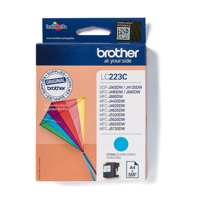 Tinta Original Brother Lc-223c Cyan Mfc-J4420dw/J4620dw