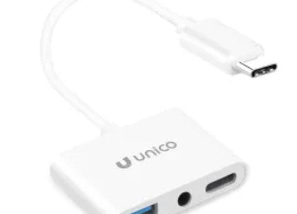 Adaptador Usb C Unico 3 En 1