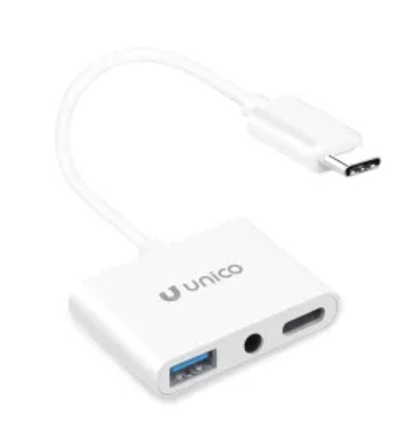 Adaptador Usb C Unico 3 En 1