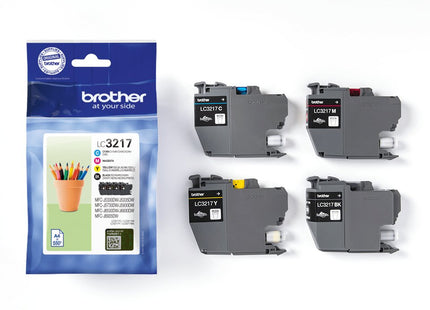 Cartucho Brother Lc3217val Pack 4 Colores