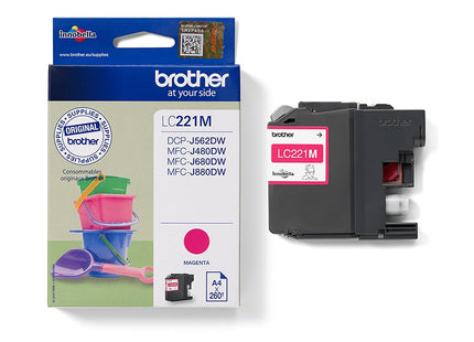 EAN 4977766747332 - Brother LC221M cartucho de tinta 1 pieza(s) Original Magenta imagen 3