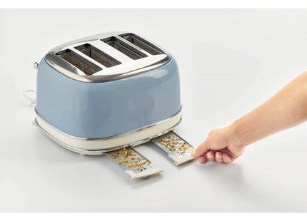 EAN 8003705114951 - Ariete 0156/05 6 4 rebanada(s) 1600 W Azul, Cromo, Blanco imagen 4