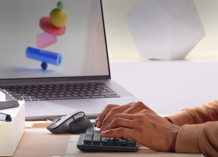 Logitech Mx Mini Mechanical For Mac Teclado Bluetooth Qwerty Internacional De Ee.Uu. Grafito, Gris