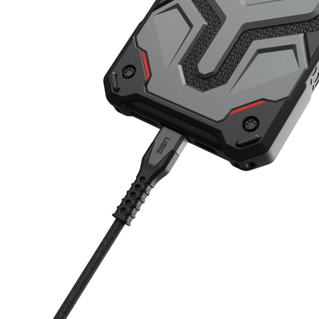 Urban Armor Gear Kevlar Cable Usb 1,5 M Usb 2.0 Usb C Negro, Gris