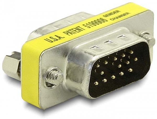 Delock Adaptador Gender Changer Vga Macho/Macho