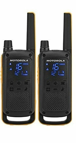 Walkie-Talkie Motorola Tlkr-T82extreme Negro Pack2 Pmr446/10km/16canales/Clip Cinturon/Vox/Impermeabl B8p00811ydemag