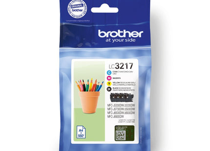Cartucho Brother Lc3217val Pack 4 Colores