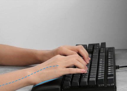 EAN 6950376704825 - REDRAGON METEOR S descansa muñecas Polipiel, Espuma de memoria, Plástico, Caucho, Sintético Negro imagen 5