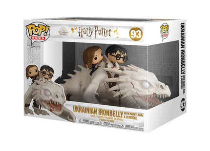 Figura Pop Gringotts Dragon Con Harry, Ron Y Hermione Harry Potter