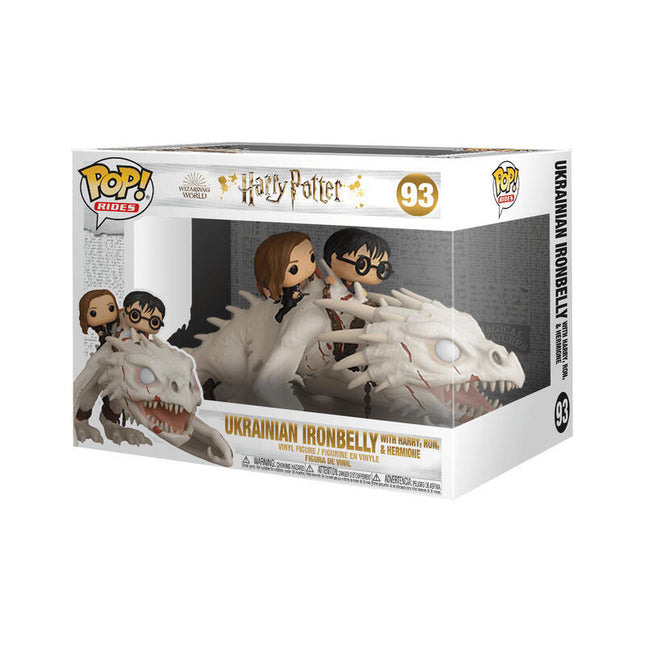 Figura Pop Gringotts Dragon Con Harry, Ron Y Hermione Harry Potter
