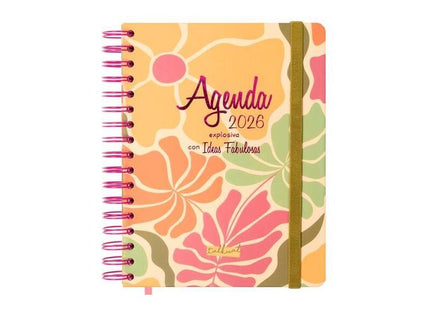 Finocam Agenda Espiral Talkual 4º-155x217mm 1dp Tapa Dura Ideas 2026