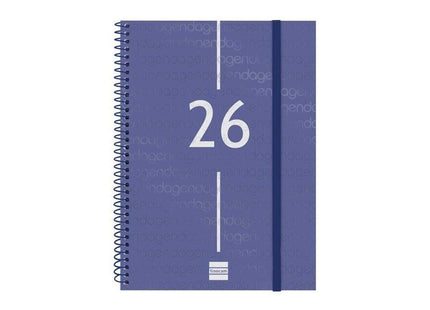 Finocam Agenda Espiral Year E10-155x212mm Svh Tapa Pp Azul 2026