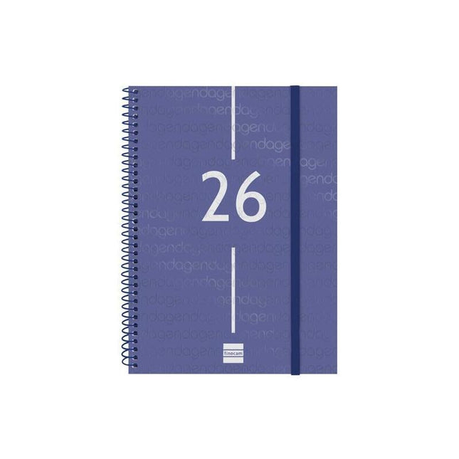 Finocam Agenda Espiral Year E10-155x212mm Svh Tapa Pp Azul 2026