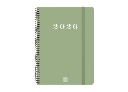 Finocam My Agenda De Espiral En Catalan - Anual 2026 - Tapa Dura Antirayaduras - Formato E10 - 171x9x212mm - Semana