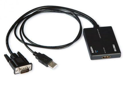 Fonestar Fo-445 Convertidor De Vga Y Audio Estéreo A Hdmi Max 1280 X 1024 Px