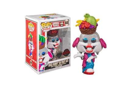 Funko Pop Looney Tunes Bugs Bunny Con Sombrero De Frutas Glitter Efecto Diamante Exclusivo Edicion Especial 51731