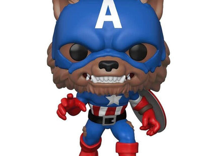 Funko Pop Marvel Capitan America Capwolf Edicion Limitada Exclusiva 55506