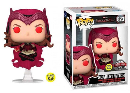 Funko Pop Marvel Wandavision Glows Scarlet Witch 62345