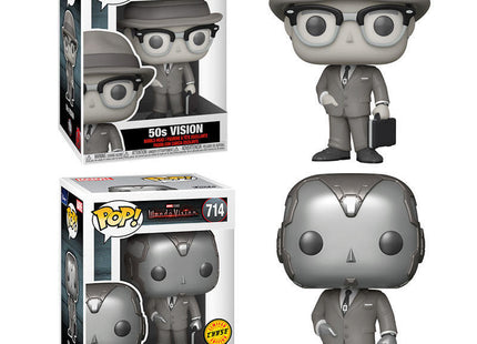 Funko Pop Marvel Wandavision Vision 50s B&W Chase