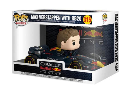 Funko Pop Ride Max Verstappen With Rb20 Oracle Red Bull Racing