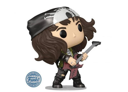 Funko Pop Series Tv Stranger Things Eddie Con Guitarra Efecto Metalico Exclusivo 1462