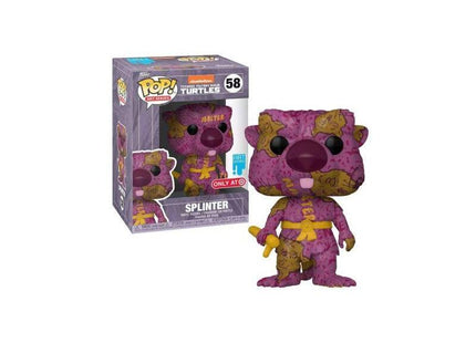 Funko Pop Splinter 58 - Tortugas Ninja 2 Art Series Edición Especial - 889698601078