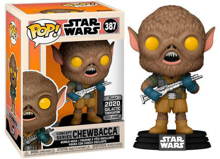 Funko Pop Star Wars Concept Chewbacca Series Exclusive Nº 387 -Caja Original-