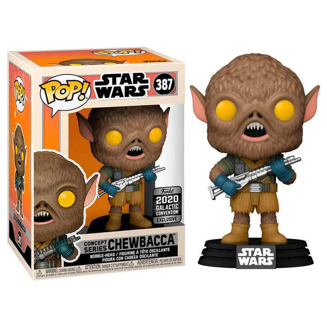 Funko Pop Star Wars Concept Chewbacca Series Exclusive Nº 387 -Caja Original-