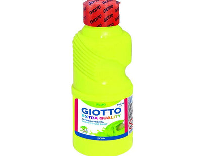 Giotto Témpera Fluo Amarillo Botella 250 Ml