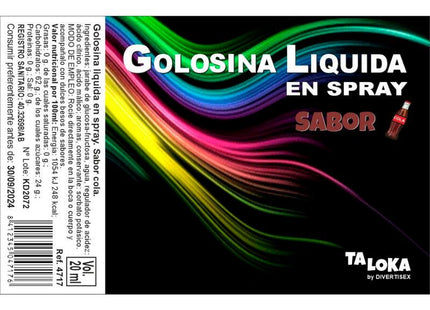 Taloka - Spray Golosina Líquida Cola