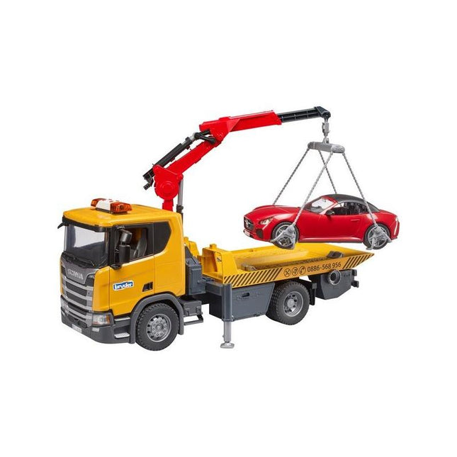 Grúa Bruder Scania Super 560r Con Módulo De Luz Y Sonido Y Roadster, 3552