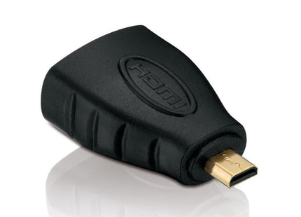 Helos Adaptador, Micro Hdmi A Hdmi M/H Full Hd, Basic, Negro